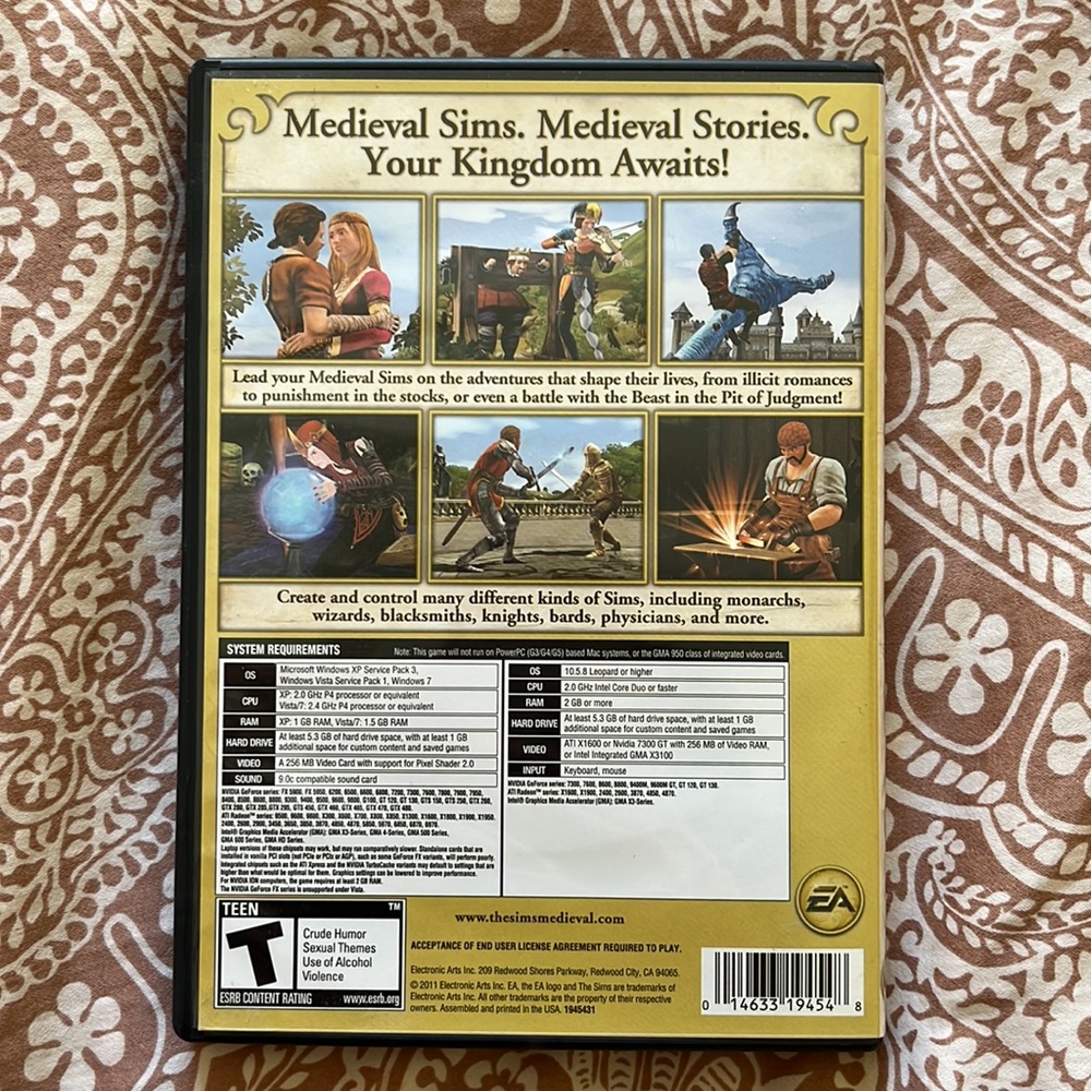 The Sims Midieval PC Game - Picture 2 of 4